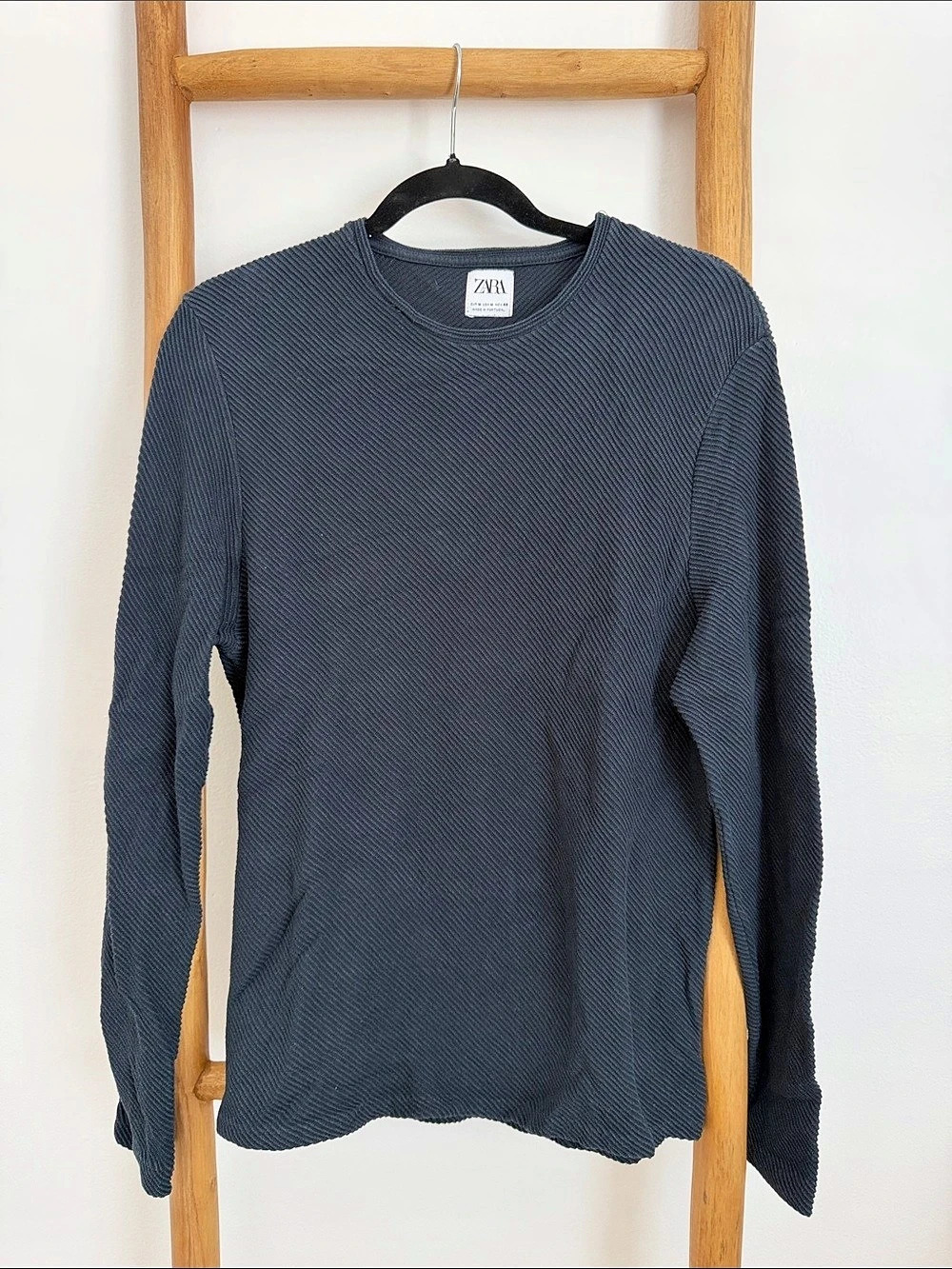 Zara Long Sleeve Textured Shirt